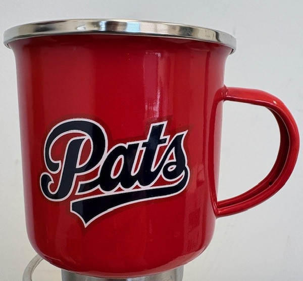 Pats Enamel Mug Red
