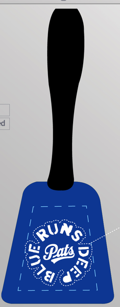 Blue Runs Deep Cowbell