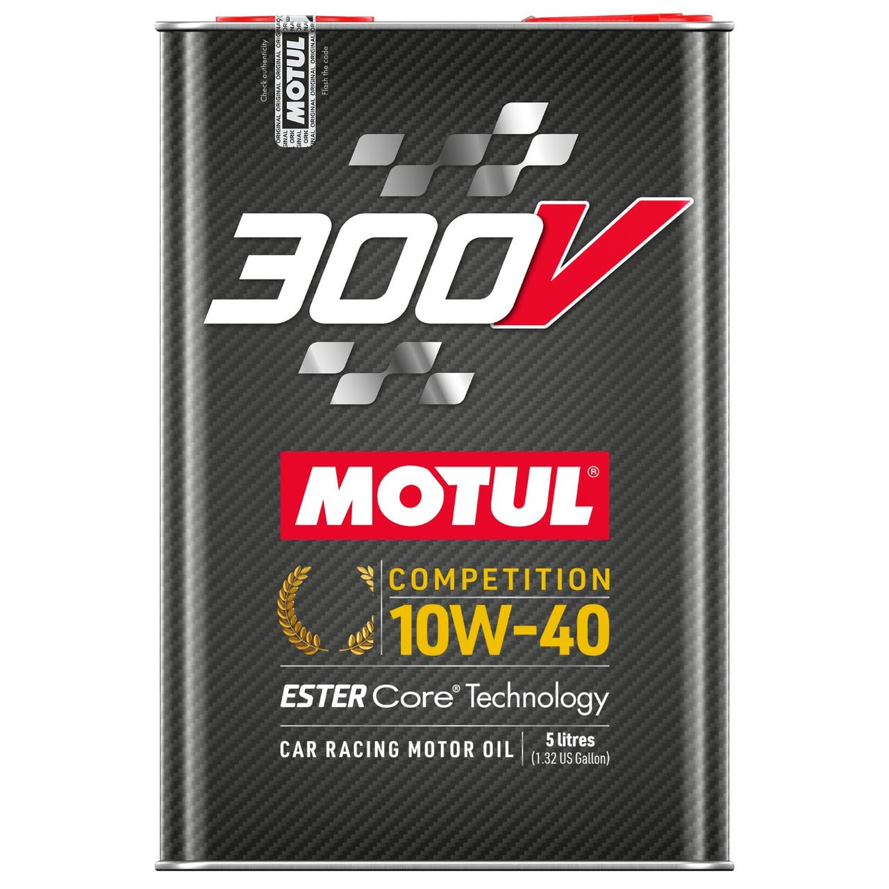Motul 300V Competition 10W40 Racing Car Motor Oil 5L Can