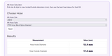 AN Hose Size & Heat Sleeve Finder Calculator