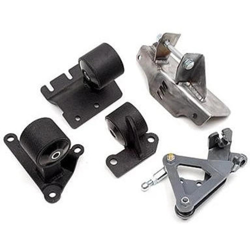 Innovative Mounts For 88-91 Civic/Crx Conversion Mount Kit (H/F-Series/Manual) - 85A - (Grey/400-500Hp)/With Actuator