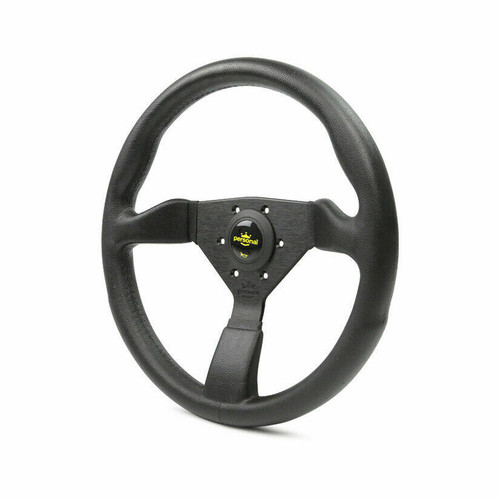 Personal Grinta Black Polyurethane Steering Wheel 350mm