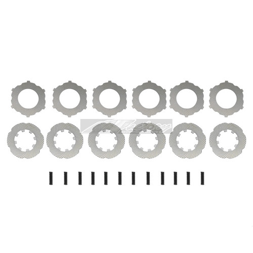 Mfactory Metal Plate Lsd Differential Replacement Springs + Plates - 12Pc + Springs (Ss) - For Honda V2 Lsd Only