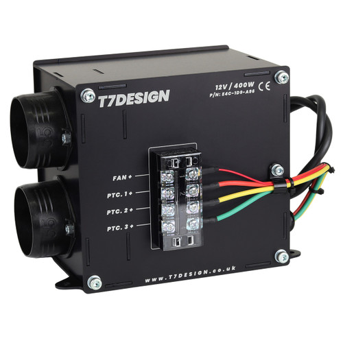 T7Design 12v 400w Ducted Electric Cab Heater
