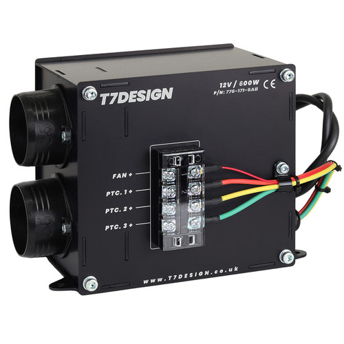 T7Design 12v 600w Ducted Electric Cab Heater