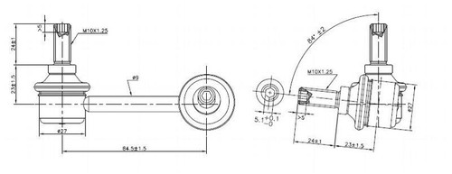 Superpro Rear Drop Link Right Hand For Honda Crv Mk3 Mk4 06+