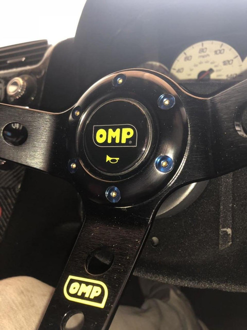 6 x Exoracing Steering Wheel Bolts Burnt Titanium M5x20