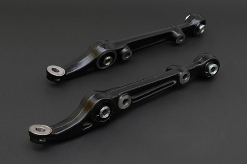 Hardrace Front Lower Control Arms Black Spherical For Honda Civic 92-96