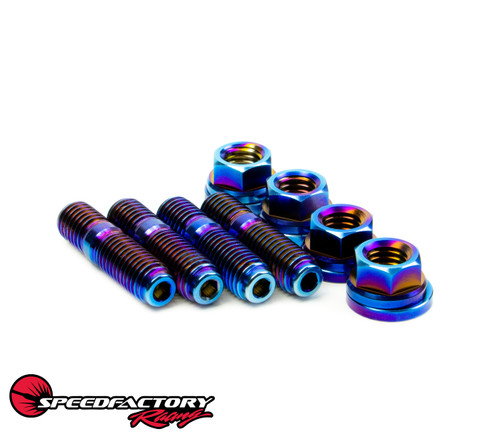 4 x Speedfactory Titanium Turbo to Manifold Studs