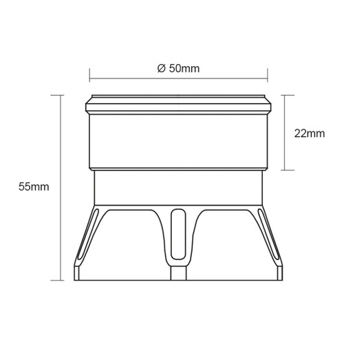 Nuke Performance Remote Mount Fill Neck for Nuke CFC Units