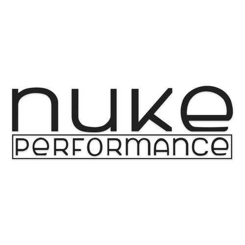 Nuke Performance Black Sticker 20cm (x2)