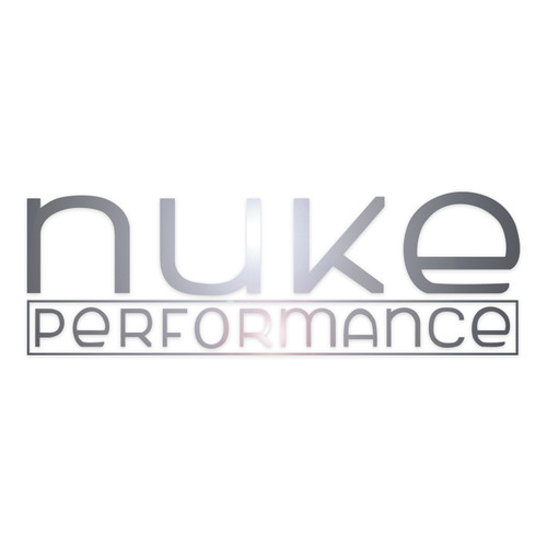 Nuke Performance Silver Sticker 20cm (x2)