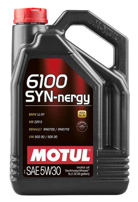 Motul 6100 Syn-Nergy 5W30 Engine Oil 5L