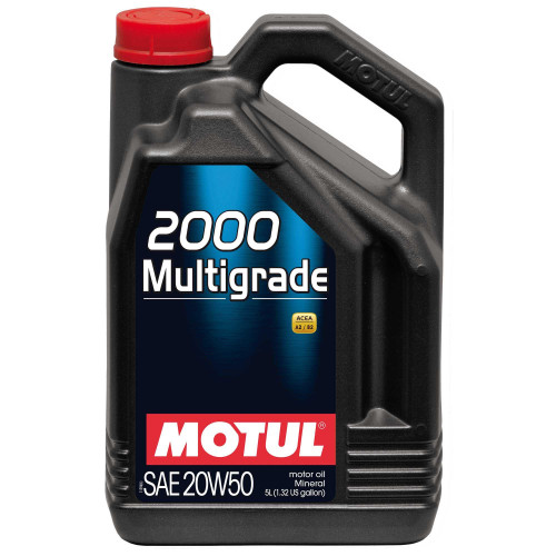 Motul 2000 Multigrade 20W50 Engine Oil 5L