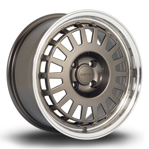 Rota EG6 Alloy Wheel 16x7 4x108 ET35 Gunmetal Polished Lip