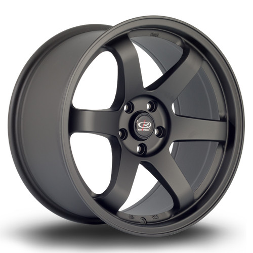 Rota Grid Alloy Wheel 18x9.5 5x108 ET35 Flat Black 2