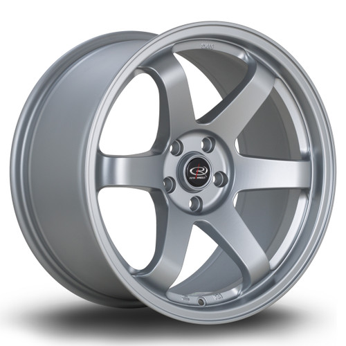 Rota Grid Alloy Wheel 18x9.5 5x108 ET35 Granite Silver