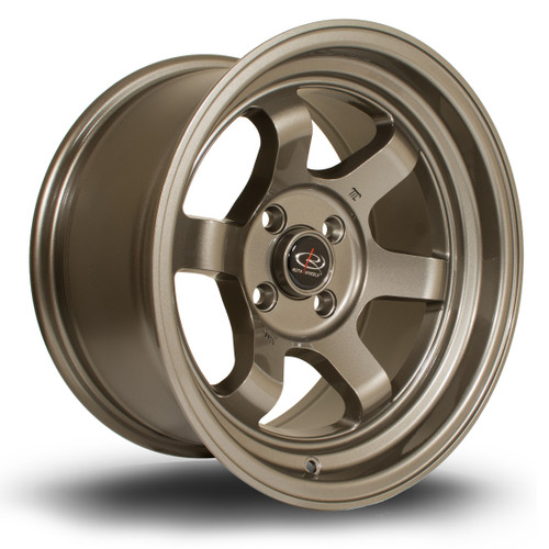 Rota Grid Max Alloy Wheel 15x8 4x100 ET0 Bronze