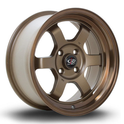 Rota Grid-V Alloy Wheel 15x7 4x100 ET20 Speed Bronze