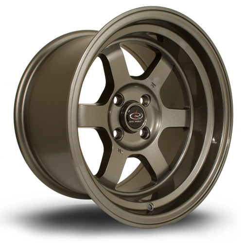 Rota Grid-V Alloy Wheel 15x9 4x100 ET0 Bronze