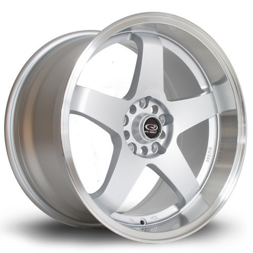 Rota GTR-D Alloy Wheel 18x10 5x114 ET12 Silver Polished Lip