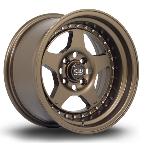 Rota Kyusha Alloy Wheel 15x8 4x100 ET0 Matte Bronze 3