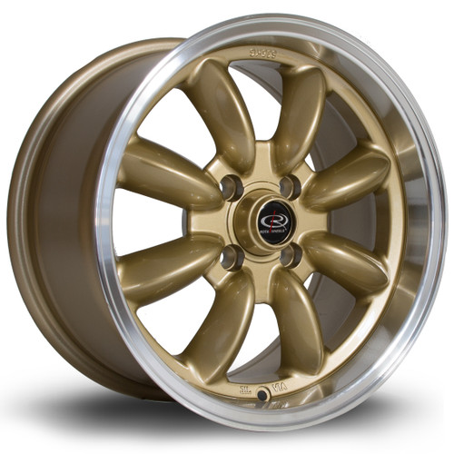 Rota RB Alloy Wheel 15x8 4x100 ET30 Gold Polished Lip