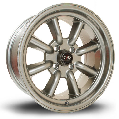 Rota RKR Alloy Wheel 15x8 4x100 ET10 Steel Grey