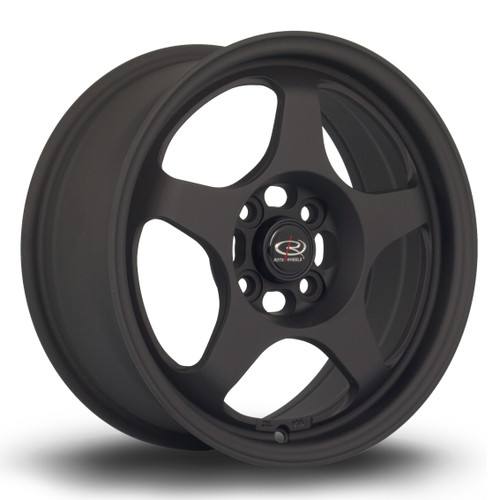 Rota Slipstream FF10 Alloy Wheel 15x6.5 4x100 ET35 Flat Black 2