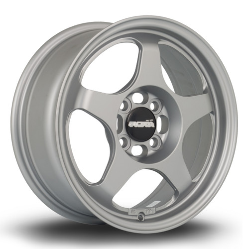 Rota Slipstream FF10 Alloy Wheel 15x6.5 4x100 ET35 Granite Silver