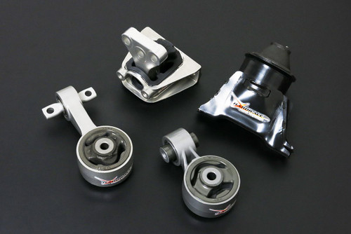 Hardrace Street Series Hardened Engine Mounts 4Pc Set For Honda Civic Fd 2.0 At 06-11