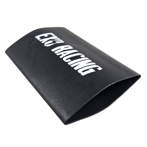 Heat shrink tags for silicone heat sleeve