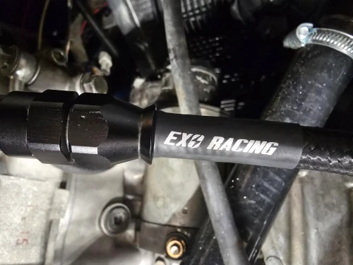 Heat shrink tags on AN lines