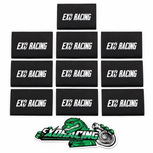 Exoracing heat shrink tags 18mm and 39mm sizes