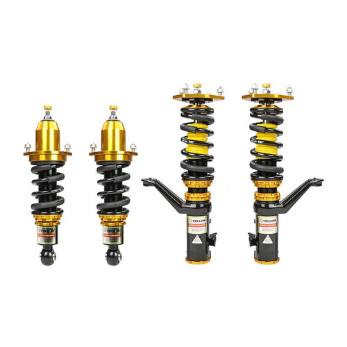 Yellow Speed Competition Coilovers For Honda Civic Ep3 Inverted