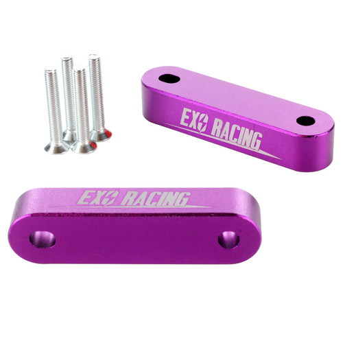Exoracing Billet Bonnet Raisers Spacers For Honda 88-00 purple