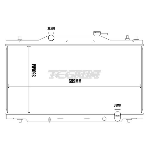 Tegiwa Aluminium Radiator For Honda Integra Dc5