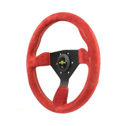 Personal Grinta Red Suede Steering Wheel 330mm