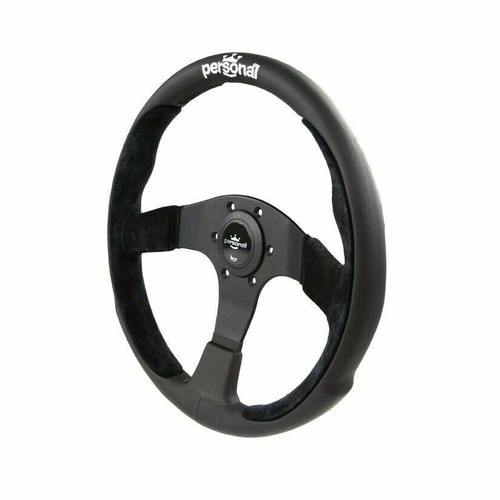 Personal Pole Position Suede Leather Steering Wheel 330mm