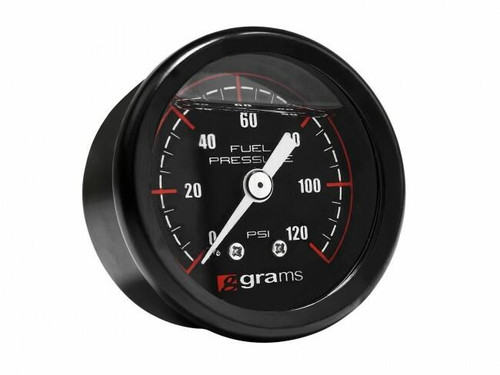 Grams Performance Fuel Pressure Gauge Black Or White