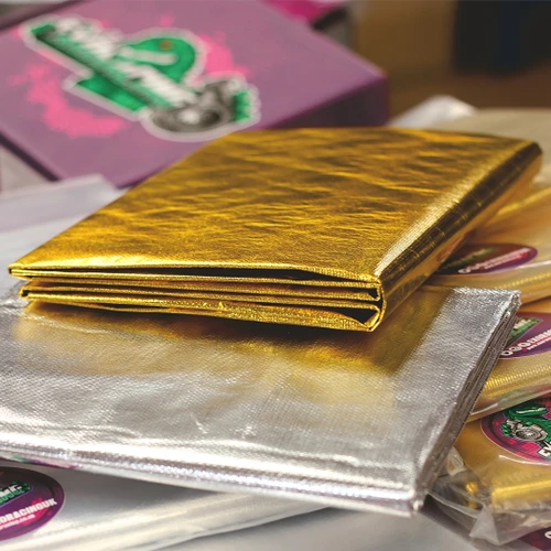 Exoracing gold and silver heat reflective sheet 1m x 1.2m