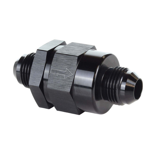 AN One Way Check Valve Non Return Valve Billet Black