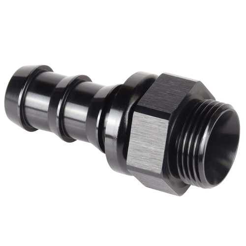M22 Push Lock Hose End Black