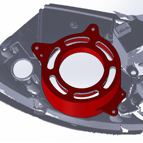 52mm Air Vent Gauge Holder Lhd For Honda Civic Fn2