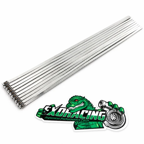 10 x Exoracing stainless steel cable ties main image