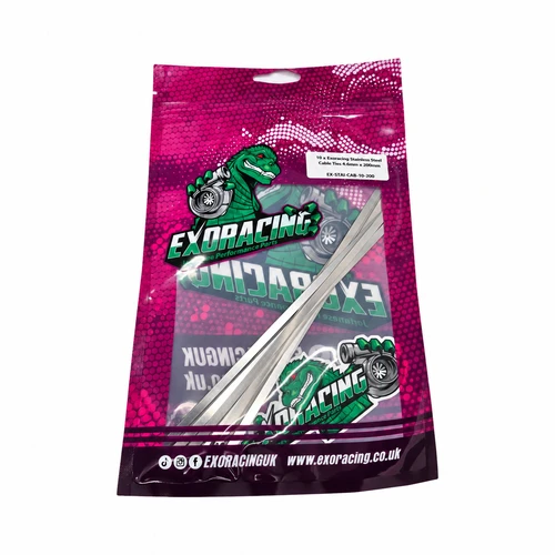 Exoracing stainless cable ties package