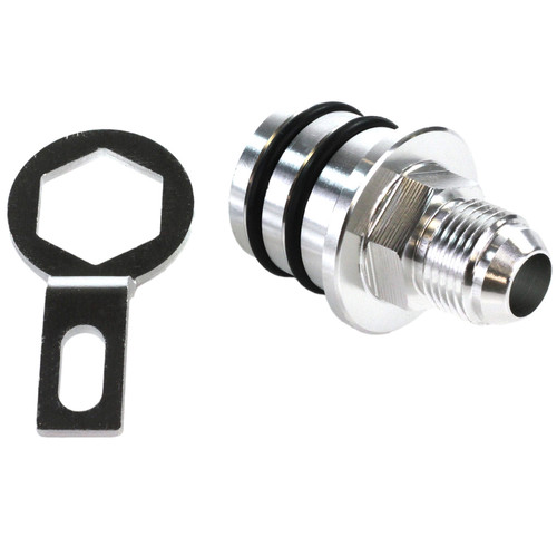 Exoracing Block Breather Fitting Single Silver For Honda Civic Integra Bseries B16 B18