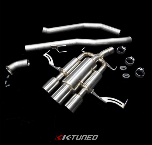 K-Tuned K-Tuned 3 Cat Back Exhaust Honda Civic Type R Fk8 2.5 Downpipe Flange