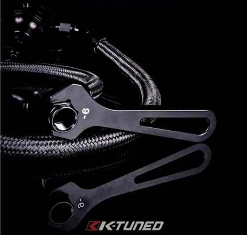 K-Tuned K-Tuned 6An Oem Fuel System Lines/Rail/Fpr/Gauge/Wrench K-Swap Blue