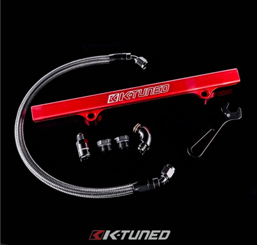 K-Tuned K-Tuned Honda Integra Dc5 Civic Ep3 Type R Fuel Rail Kit - Side Feed Fuel Line - Brushed Rail